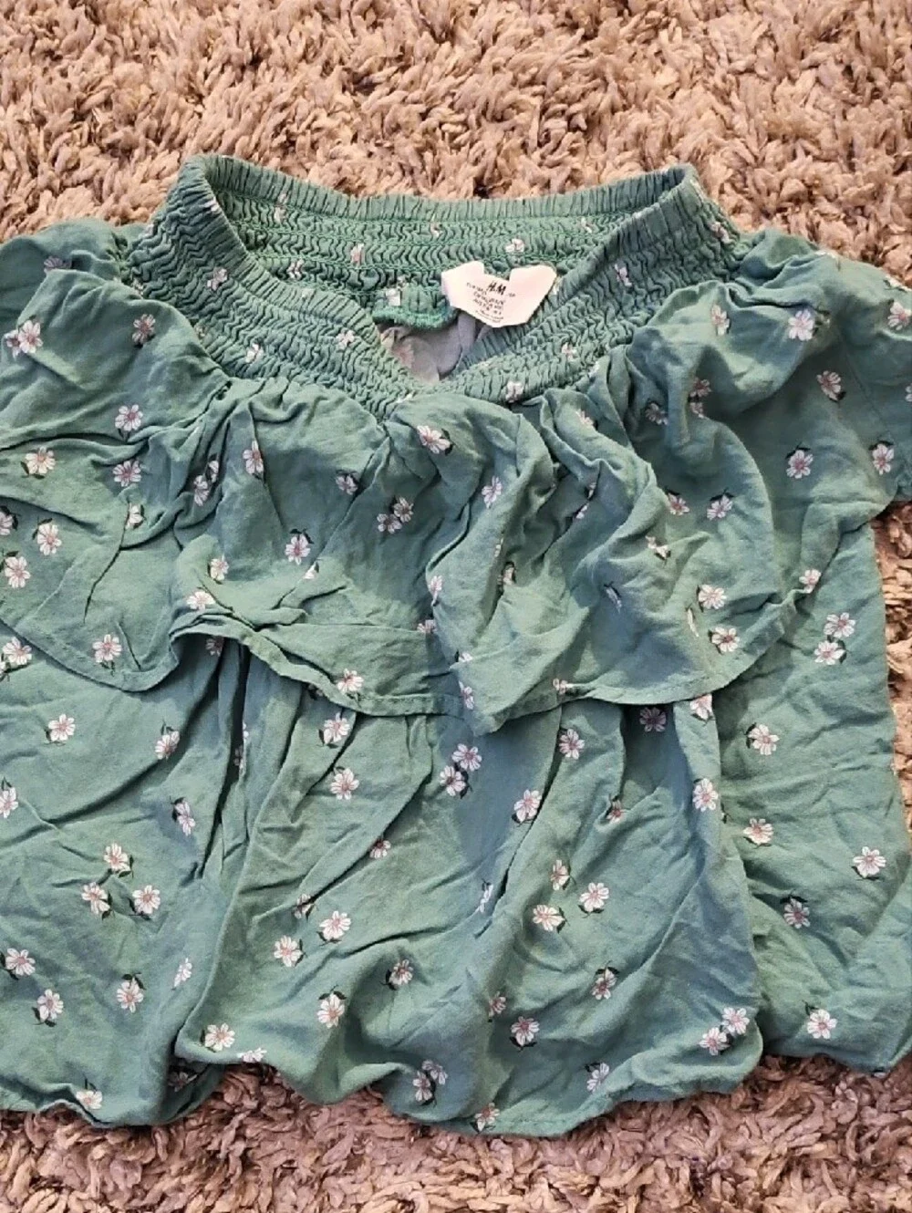 Girl's Floral & Solid Mix Summer Tops - 10/12 Bundle